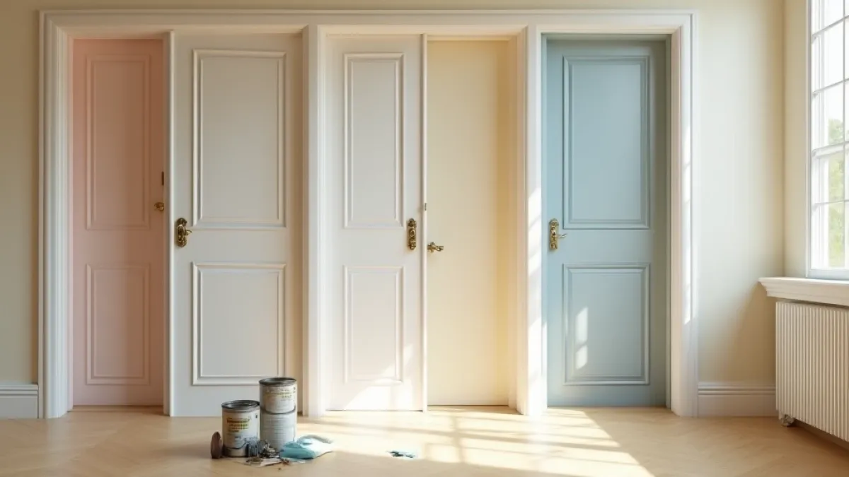 Zdjęcie Jaka farba do drzwi wewnętrznych? Wybierz idealną!