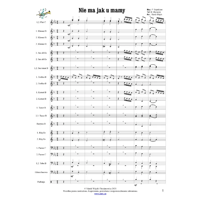 Zdjęcie Nuty do Nie ma jak u mamy - znajdź PDF i MIDI łatwo!