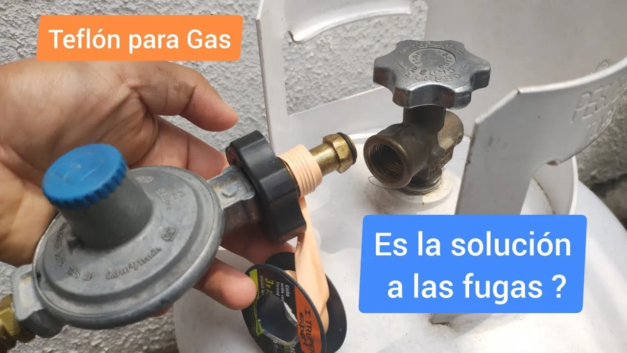 Zdjęcie ¿Se puede usar teflón para conexiones de gas sin riesgo de fugas?