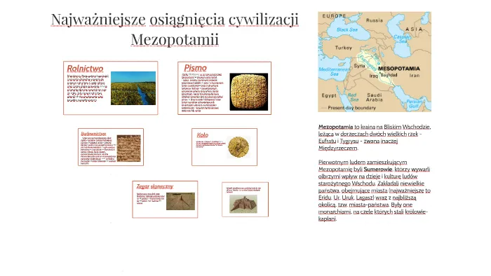 Zdjęcie Osiągnięcia cywilizacji mezopotamii, które zmieniły bieg historii