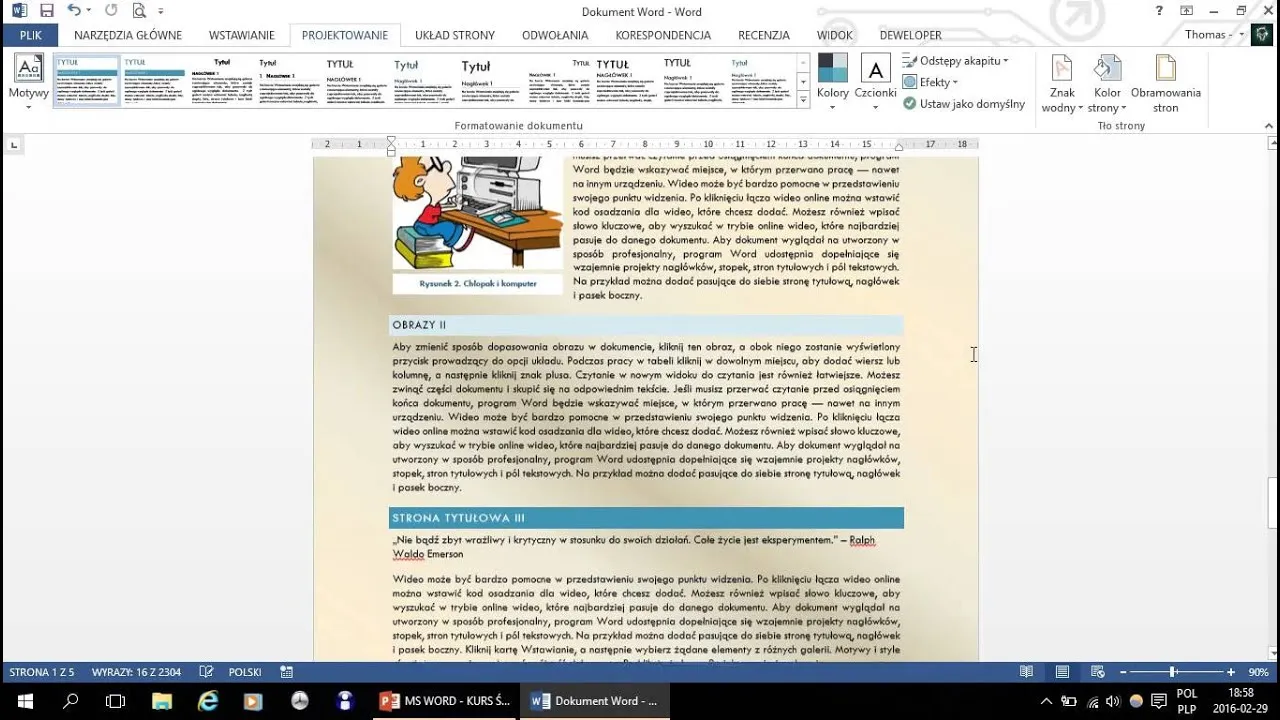 Zdjęcie Jak zrobić tło w Wordzie ze zdjęcia i uniknąć problemów z czytelnością