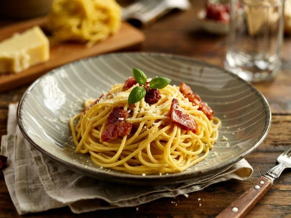 Zdjęcie Spaghetti carbonara składniki – jak przygotować idealny sos?