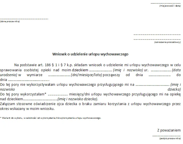 Zdjęcie Urlop wychowawczy: ile naprawdę przysługuje i komu się należy?