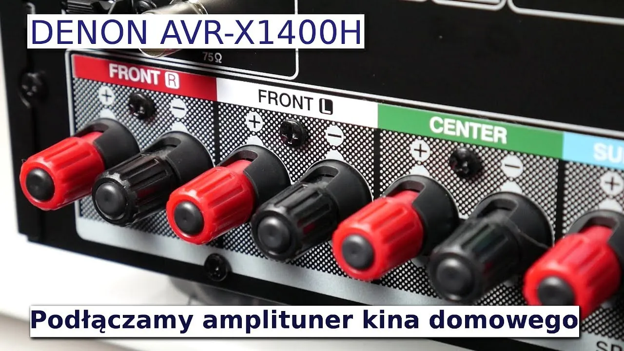 Zdjęcie Jak podłączyć subwoofer aktywny do amplitunera Denon bez problemów