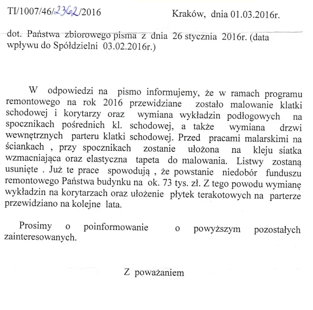 Zdjęcie Jak napisać pismo do spółdzielni mieszkaniowej o remont bez błędów