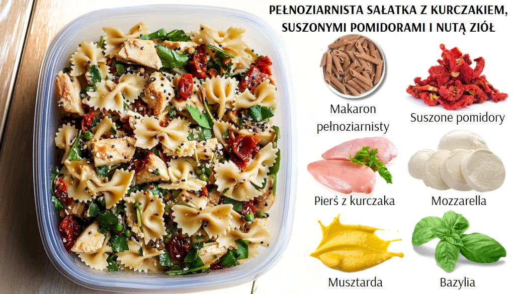 Zdjęcie Szybki i pożywny lunch – sałatka orzo z kurczakiem, idealna na każdą porę