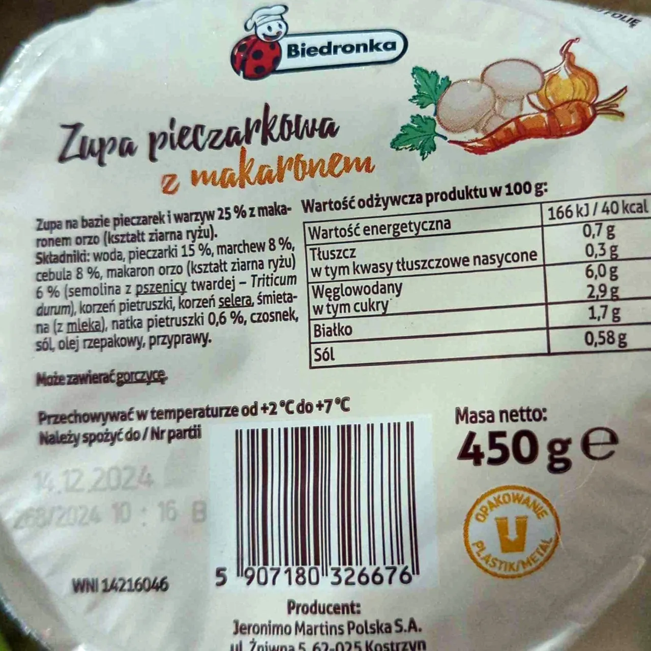 Zdjęcie Ile kalorii ma zupa pieczarkowa? Zaskakujące wartości odżywcze!