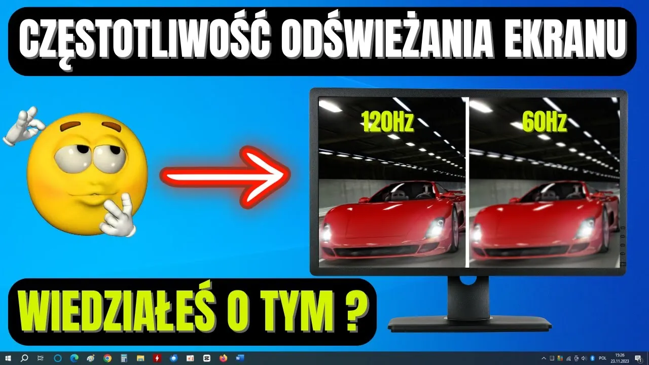 Zdjęcie Jak zmienić ilość Hz w monitorze: Prosty poradnik krok po kroku