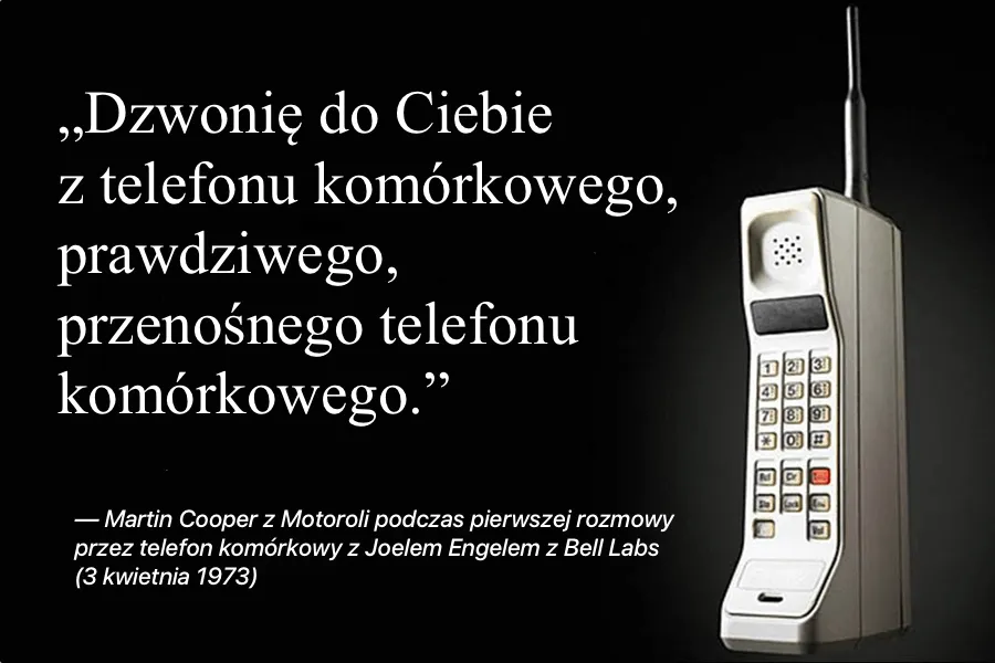 Zdjęcie W którym roku powstał telefon komórkowy? Zaskakująca historia wynalazku