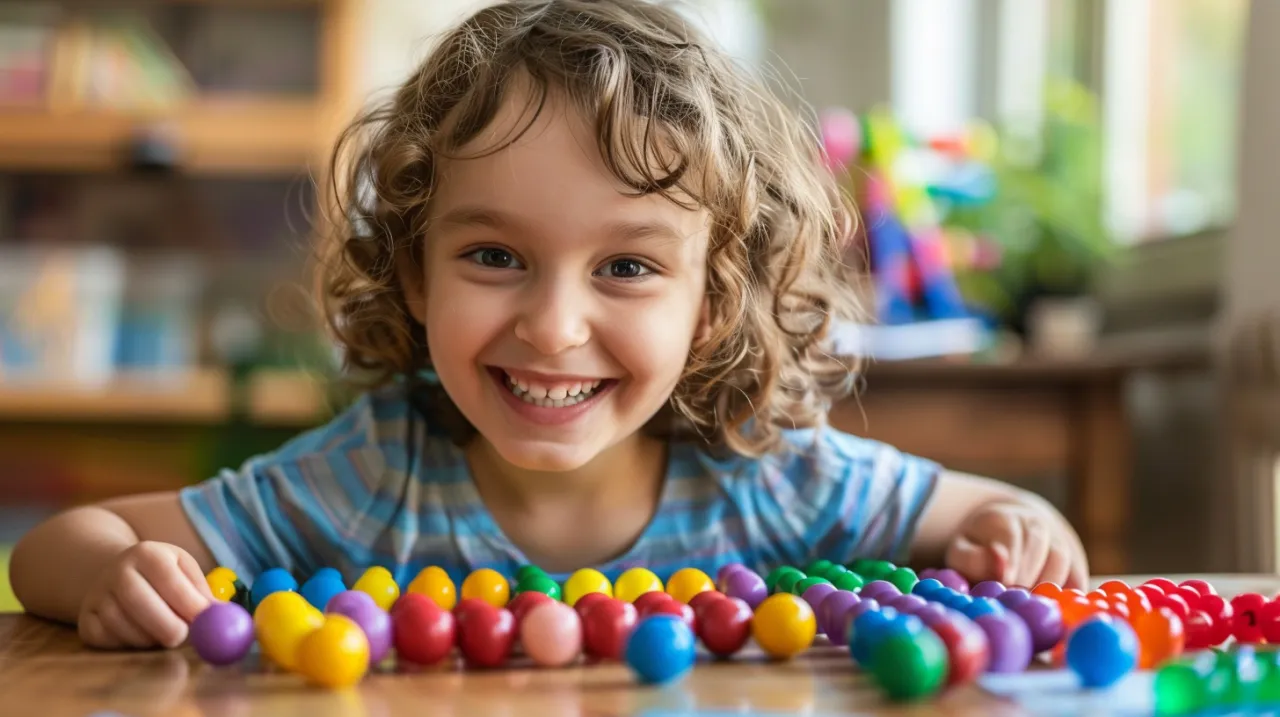 Zdjęcie Tabliczka mnożenia Montessori - Nauka matematyki przez zabawę