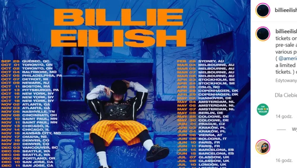 Zdjęcie Billie Eilish Polska 2025: ceny biletów, gdzie kupić i jak uniknąć oszustwa