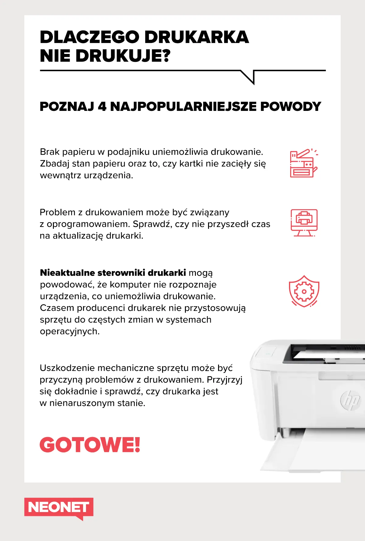 Zdjęcie Co zrobić gdy drukarka drukuje niewyraźnie – skuteczne metody naprawy