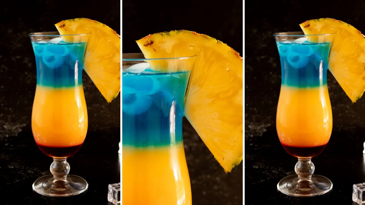 Zdjęcie Najlepsze drinki z blue curacao i grenadiną, które zachwycą smakami