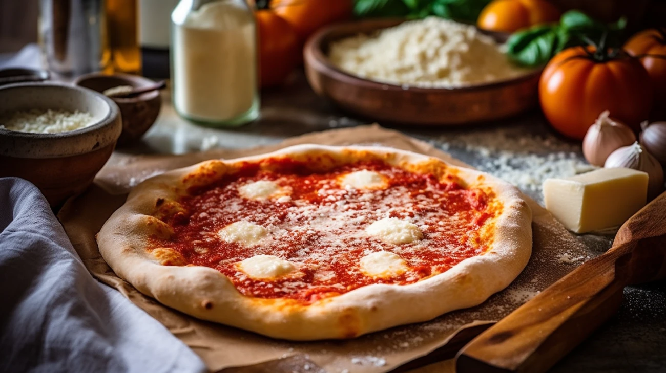 Pizza z Suchych Drożdży: Przepis i Ciasto - Tradycyjna Włoska Potrawa