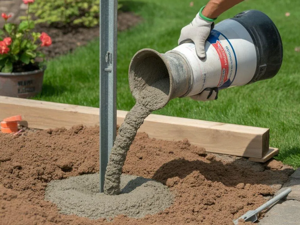 Zdjęcie Jaki cement do słupków ogrodzeniowych? Wybierz najlepszy beton dla trwałości