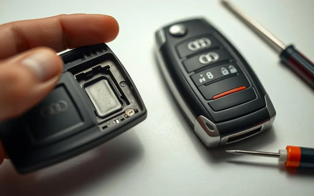 Zdjęcie Jak łatwo wymienić baterię w kluczyku Audi A4 B7 i uniknąć problemów