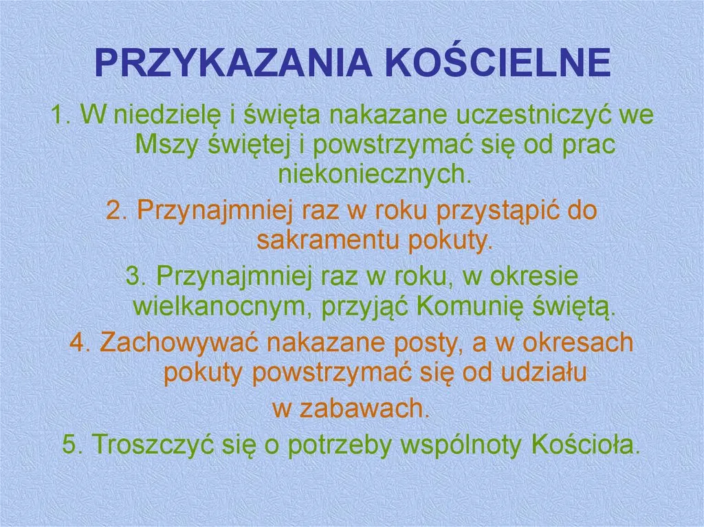 Zdjęcie Piąte przykazanie kościelne: poznaj obowiązki katolika w praktyce