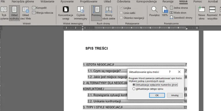 Zdjęcie Jak zrobić spis wykresów w Wordzie: 6 prostych kroków