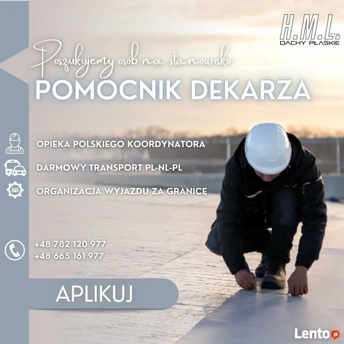 Zdjęcie Pomocnik dekarza co robi – jakie obowiązki czekają na Ciebie?