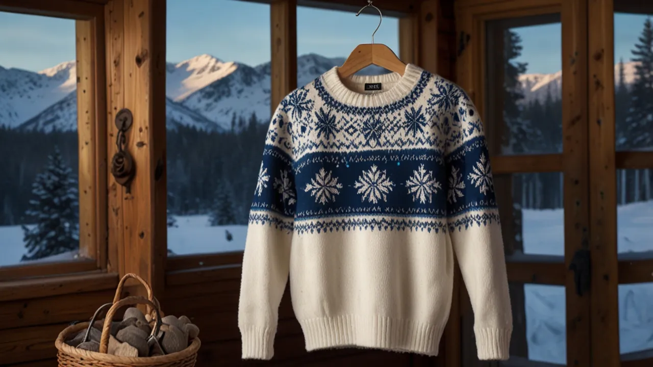 Zdjęcie Sweter norweski z wełny: klasyka, ciepło i styl w jednym
