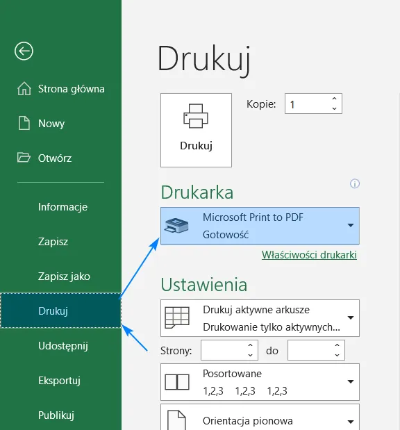 Zdjęcie Jak zmienić Excel na PDF: 5 prostych metod konwersji plików
