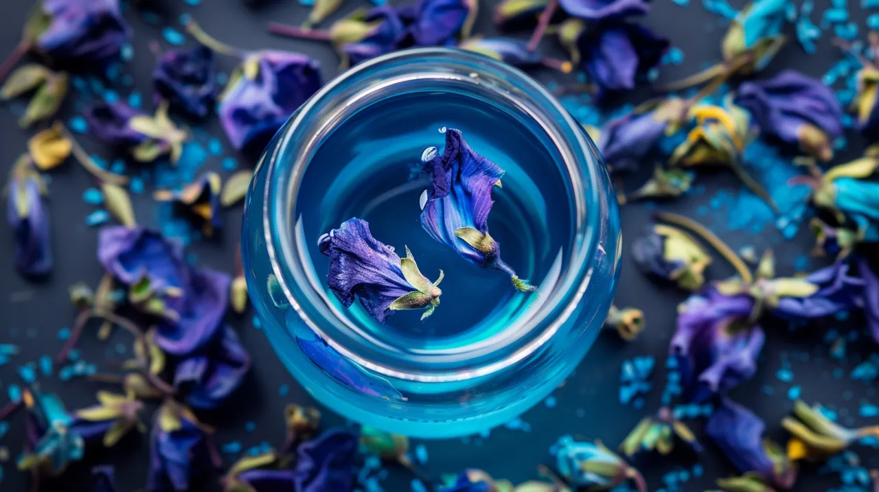 Zdjęcie Herbata Butterfly Pea Tea - egzotyczny napój o niebieskim kolorze