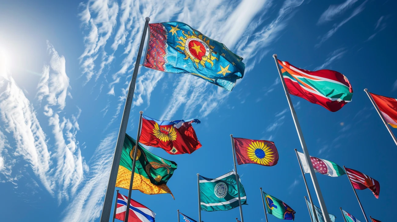 Zdjęcie Odkrywamy znaczenie flag wyspiarskich: Historia i symbole