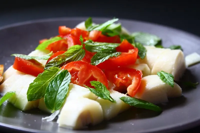 Zdjęcie Recette de salade aux coeurs de palmiers savoureuse et facile à préparer