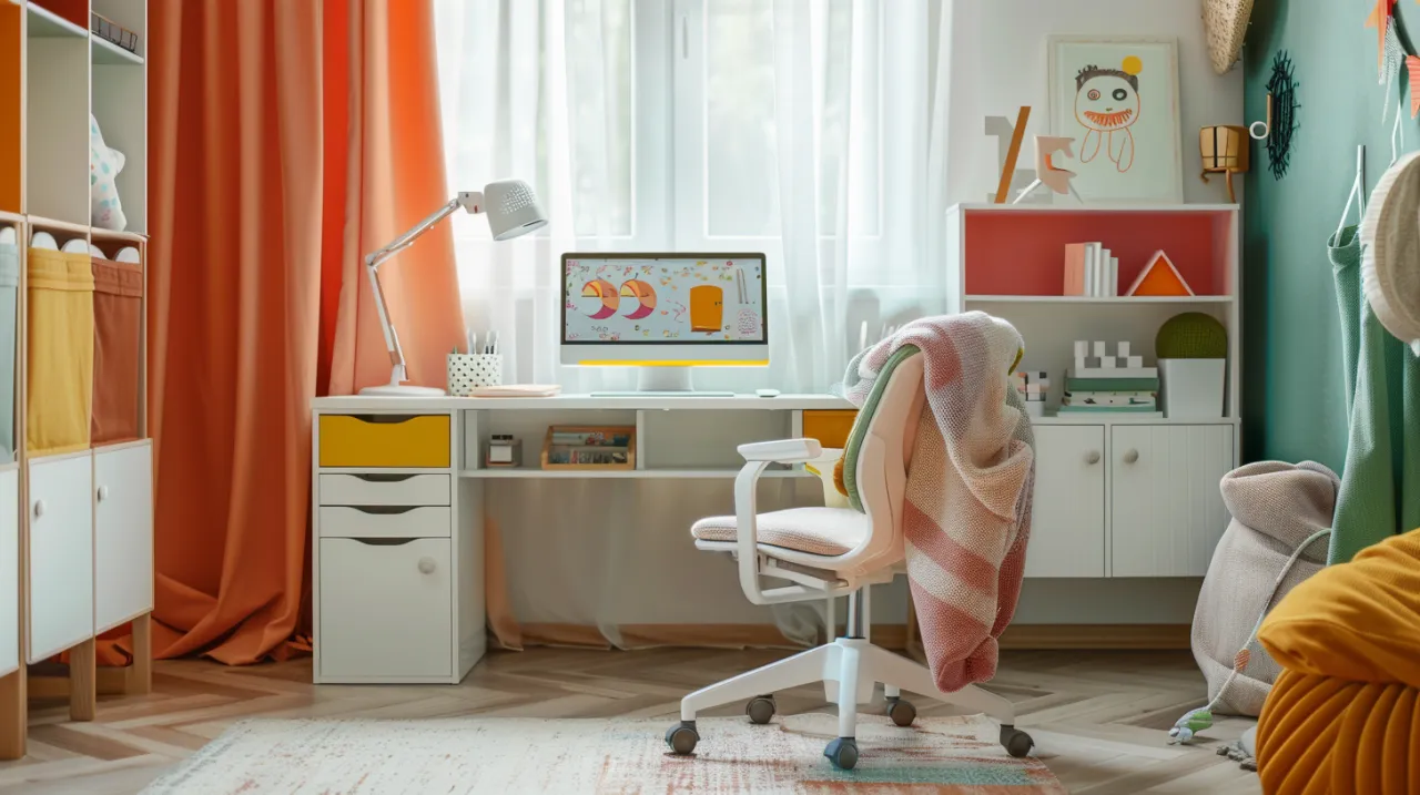 Zdjęcie Biurko z krzesłem dla dziecka: Ergonomia w pokoju ucznia