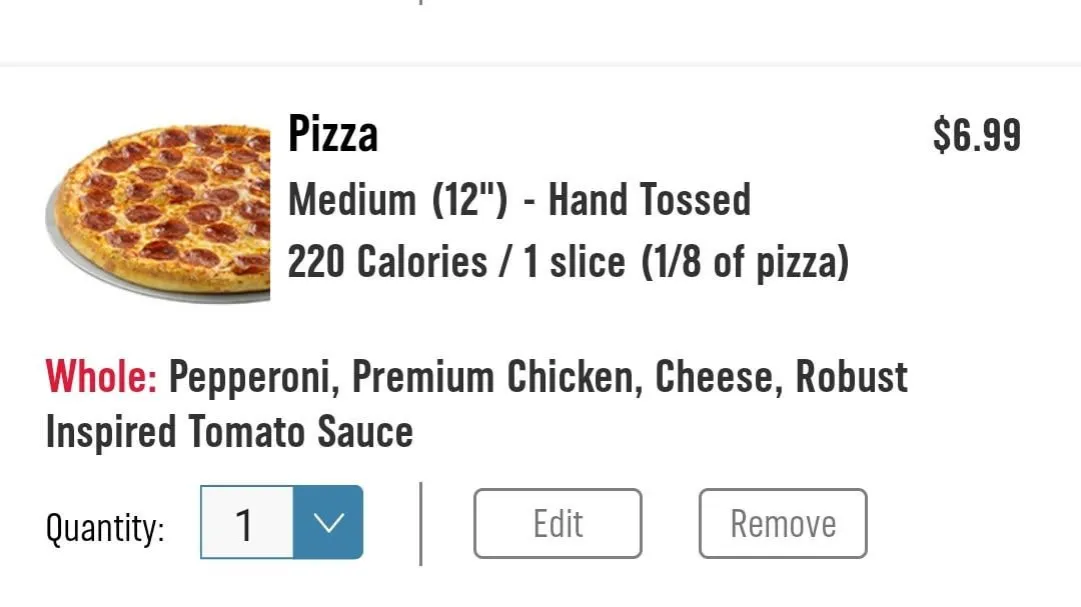Zdjęcie Jakie ma wymiary średnia pizza w Domino&#039;s? Ile cm ma średnia pizza?