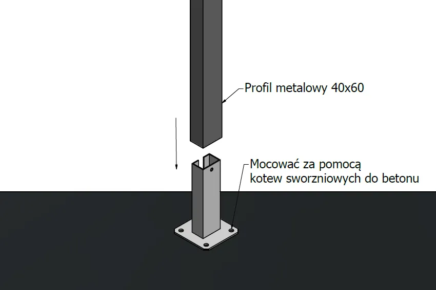 Zdjęcie Jak skutecznie zamontować kotwę do betonu dla podstawy słupa