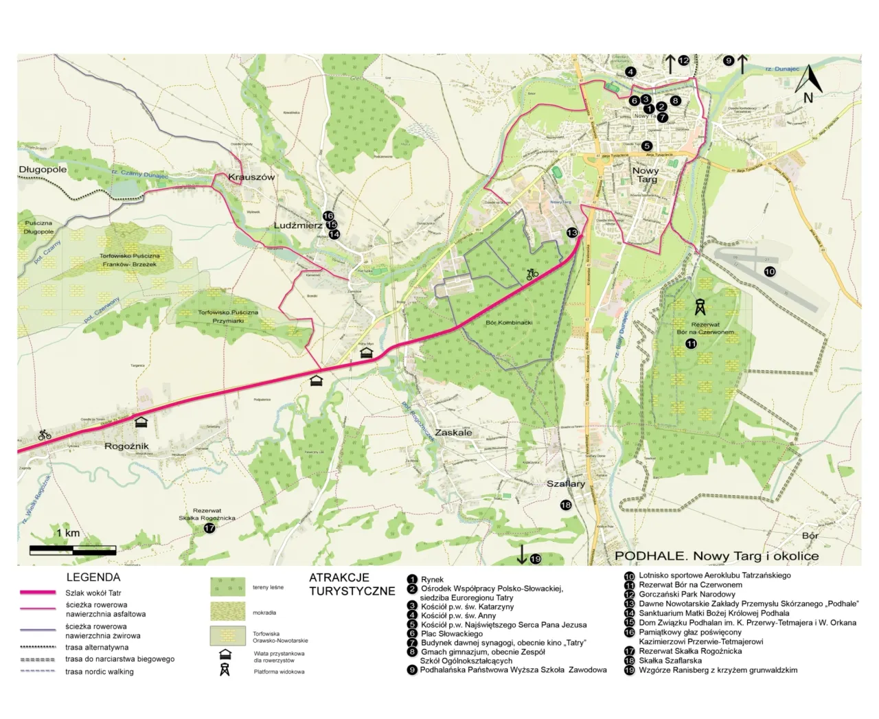 Zdjęcie Trasy rowerowe Nowy Targ mapa - odkryj najlepsze szlaki rowerowe