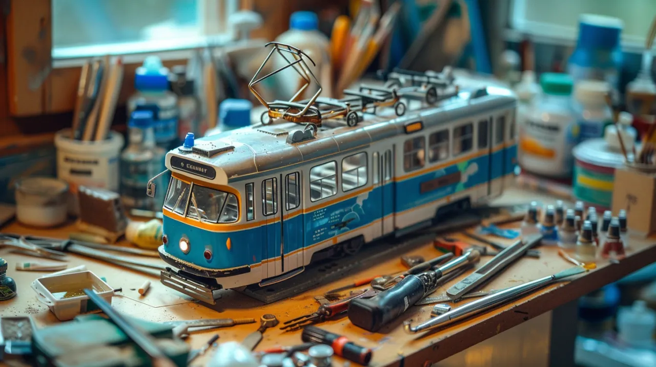 Zdjęcie Model tramwaju do sklejania: Hobby dla cierpliwych. Jak zacząć?