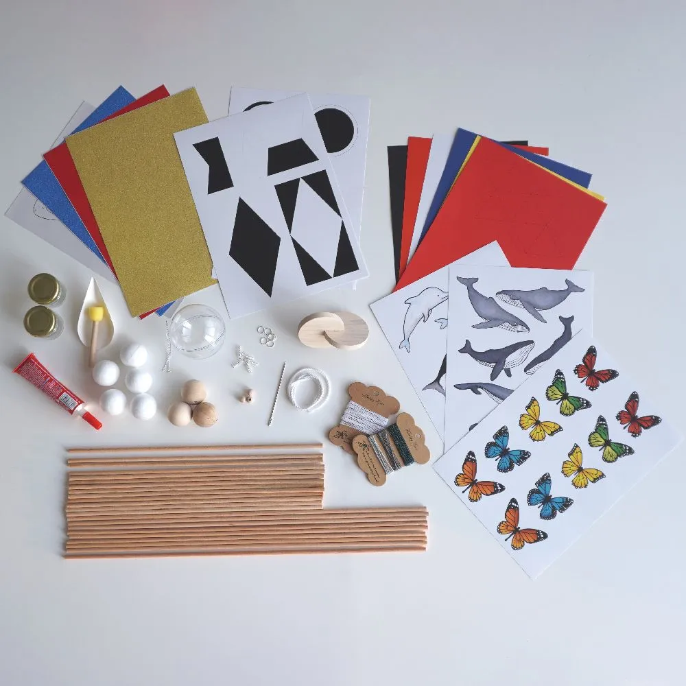 Zdjęcie Jak stworzyć wyjątkowy mobil Montessori DIY dla Twojego noworodka