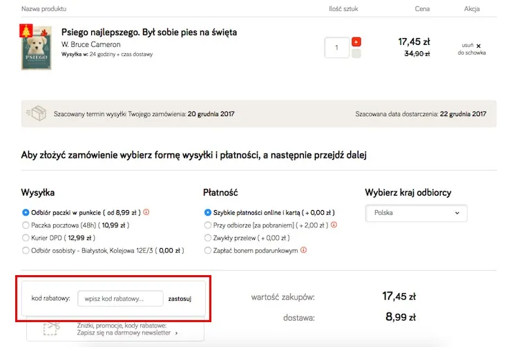 Zdjęcie Kody rabatowe do Taniej Książki: wszystkie aktualne zniżki i promocje
