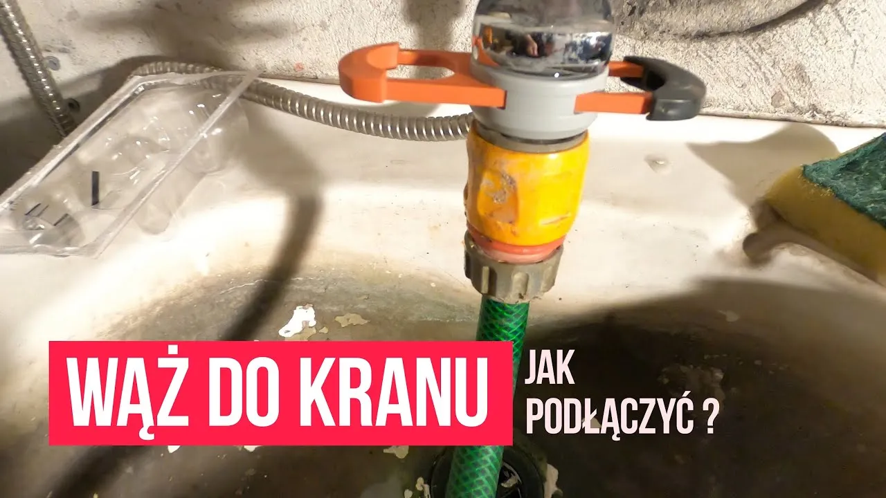 Zdjęcie Jak podłączyć wąż do kranu - uniknij najczęstszych błędów i wycieków