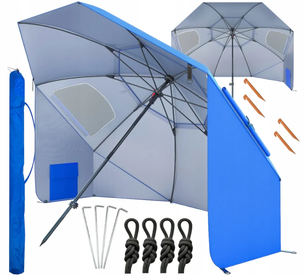 Zdjęcie Namiot składany jak parasol – idealne rozwiązanie na plażę i piknik