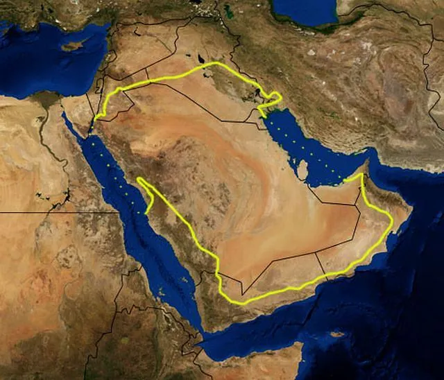 Zdjęcie Gdzie jest półwysep arabski: poznaj dokładne położenie geograficzne
