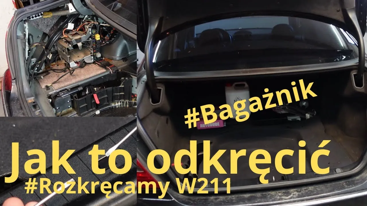 Zdjęcie Jak otworzyć bagażnik bez kluczyka mercedes w211 - sprawdzone metody