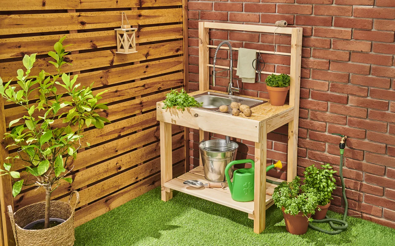 Zdjęcie Zbuduj zlew ogrodowy DIY: Praktyczny przewodnik krok po kroku