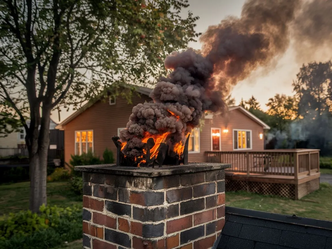 Zdjęcie Gorący komin co robić? Kluczowe kroki, aby uniknąć pożaru