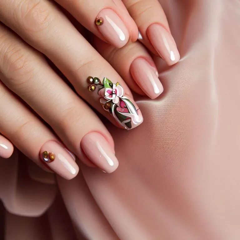 Zdjęcie Jakie paznokcie do sukienki w kwiaty, aby wyglądać elegancko i stylowo?
