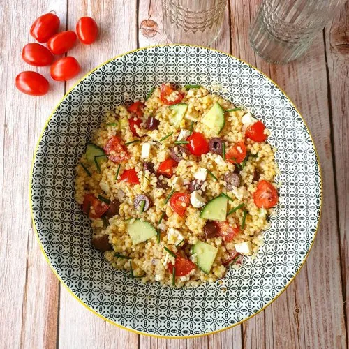 Zdjęcie Recette de salade de pâtes perles délicieuse et facile à préparer