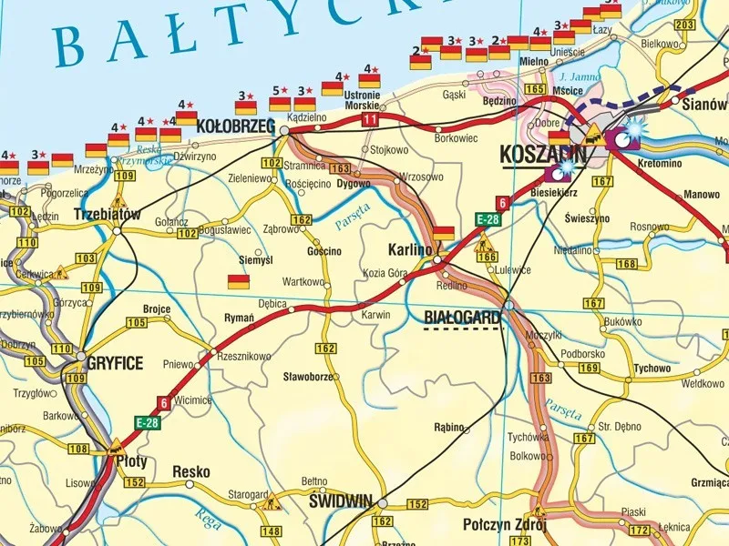 Zdjęcie Jak dojechać z Sarbinowa do Mielna - Najlepsze opcje transportu