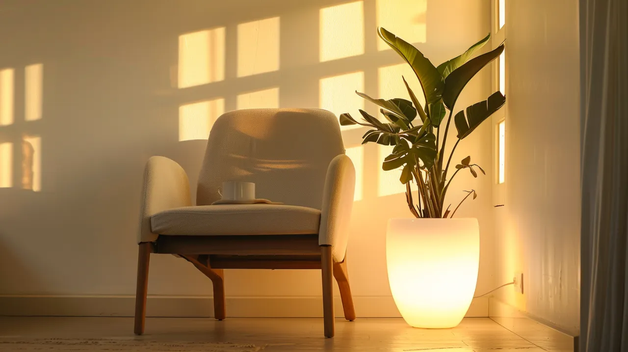 Zdjęcie Flowerpot lampa - unikalny design do Twojego wnętrza, który przyciąga uwagę