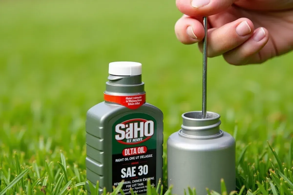 Zdjęcie 10W30 czy 10W40 do kosiarki? Sprawdź, kt&oacute;ry olej wybrać!