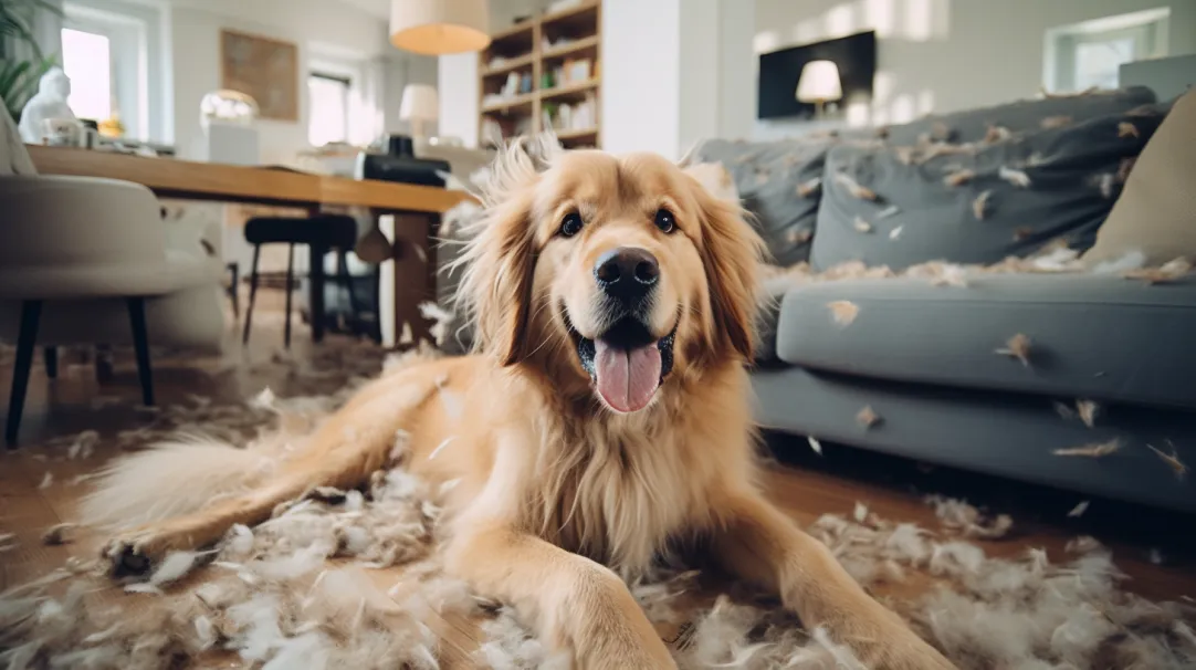 Zdjęcie Czy golden retriever linieje? Oto co musisz wiedzieć o sierści psa