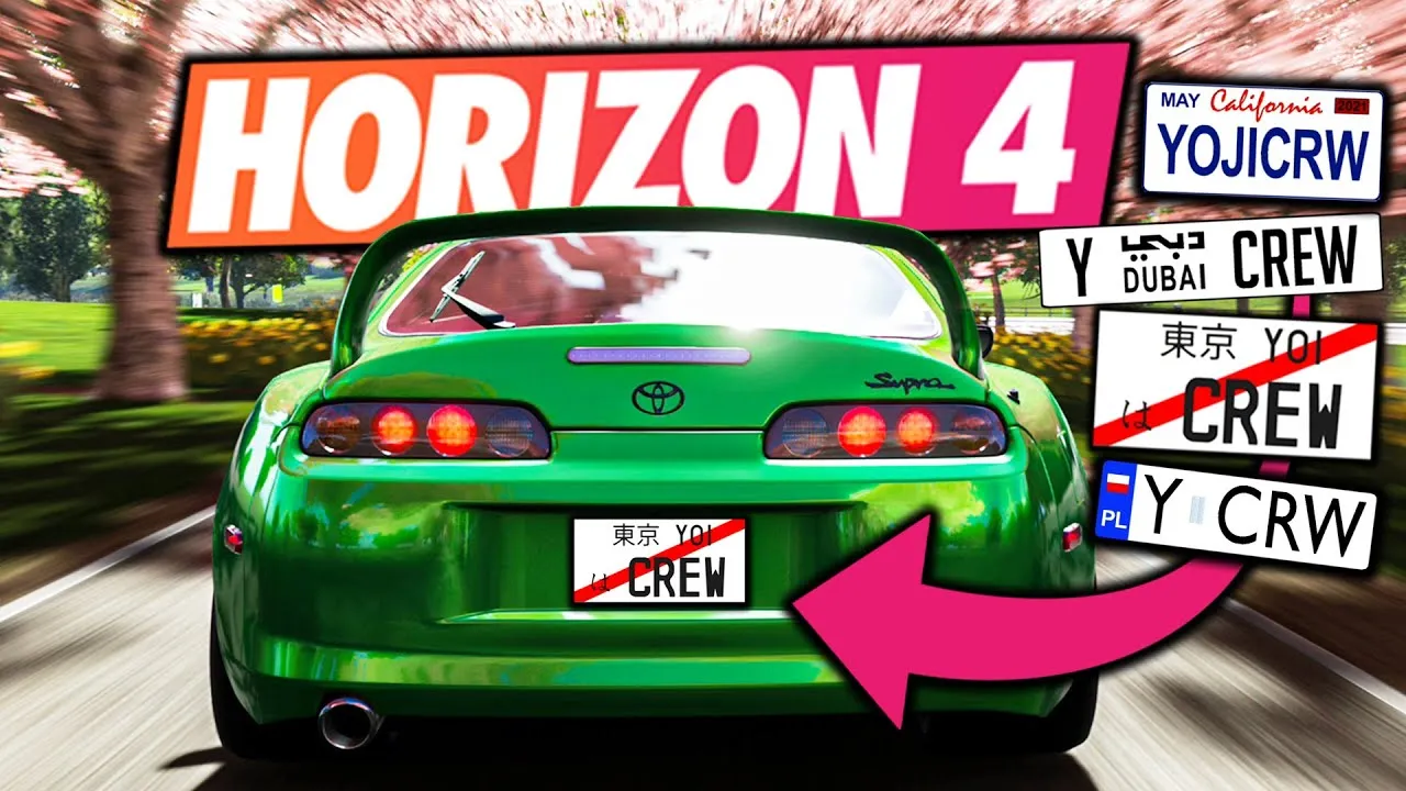 Zdjęcie Jak zmienić tablice rejestracyjne w Forza Horizon 4 - prosty poradnik