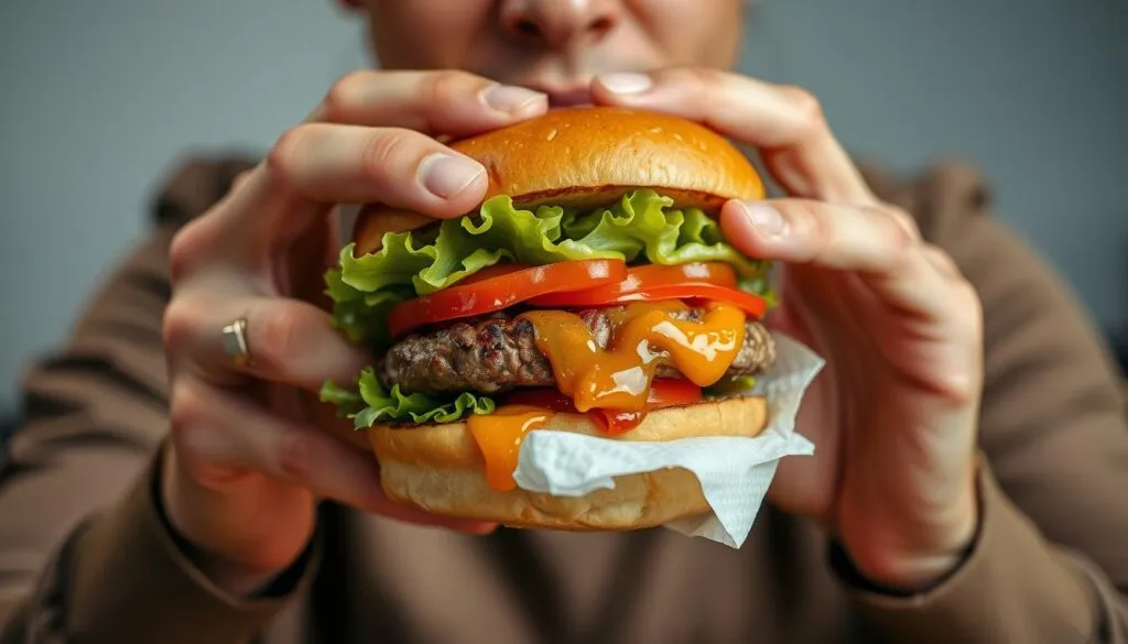 Zdjęcie Jak złożyć hamburgera, aby nie rozpadł się podczas jedzenia?