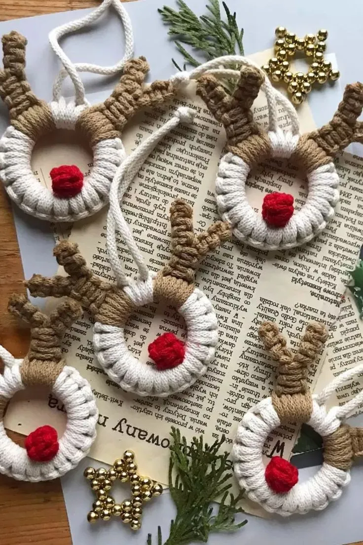 Zdjęcie Ozdoby świąteczne makrama DIY - stwórz unikalne dekoracje krok po kroku